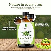 Vista 7 de Aceite de Amla SVA 4oz (118ml) Aceite Portador Premium con Gotero para el Cuidado del Cabello, Aplicación de Aceite en el Cabello, Masaje del Cuero