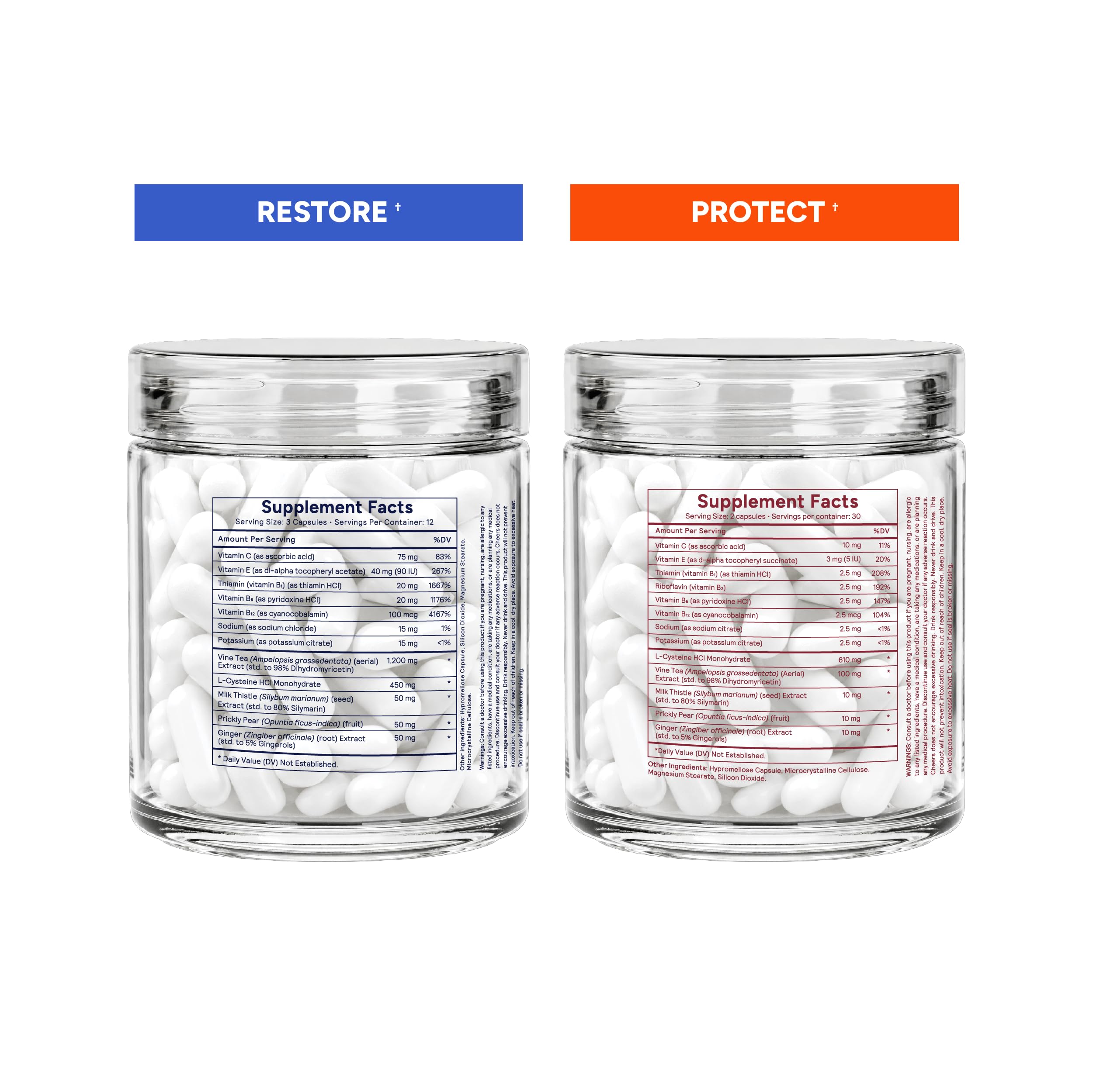 Cheers Liver Combo | Restore (12 Doses) + Protect (30 Doses) | Supplements — Amazon image 7