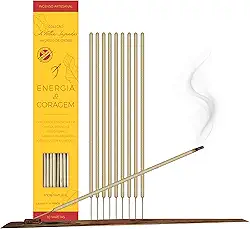 Casa Arole Incenso As Folhas Sagradas: Energia e Coragem | Aromaterapia + Óleos Essenciais + Florais de Bach por Diego de Oxóssi