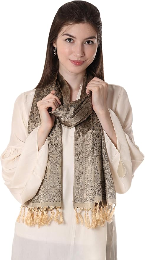 banarasi shawl green