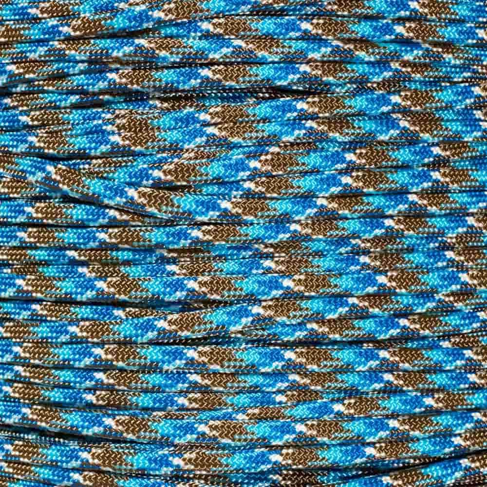 PARACORD PLANET 10', 20', 25', 50', 100' Hanks & 250', 1000' Spools of Parachute 550 Cord Type III 7 Strand Paracord Over 200 Colors
