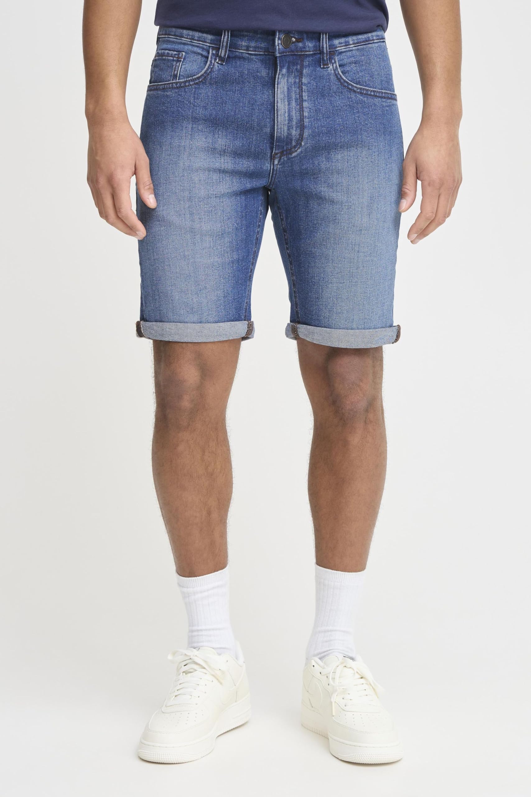 BLEND Joel Pantaloncini di Jeans Shorts Bermuda da Uomo Elasticizzato