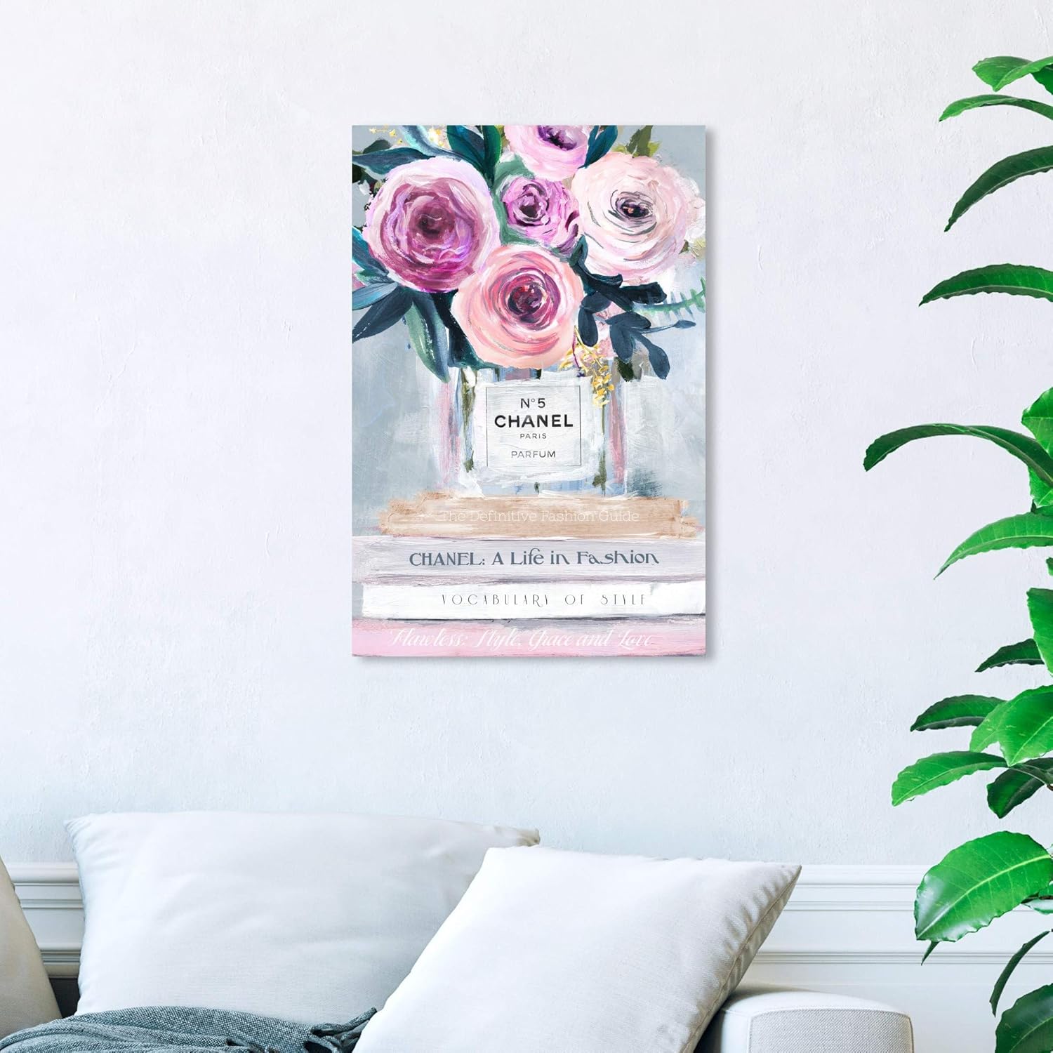 The Oliver Gal Artist Co. Fashion and Glam Wall Art Canvas Prints 'Fresh Cut Flowers'