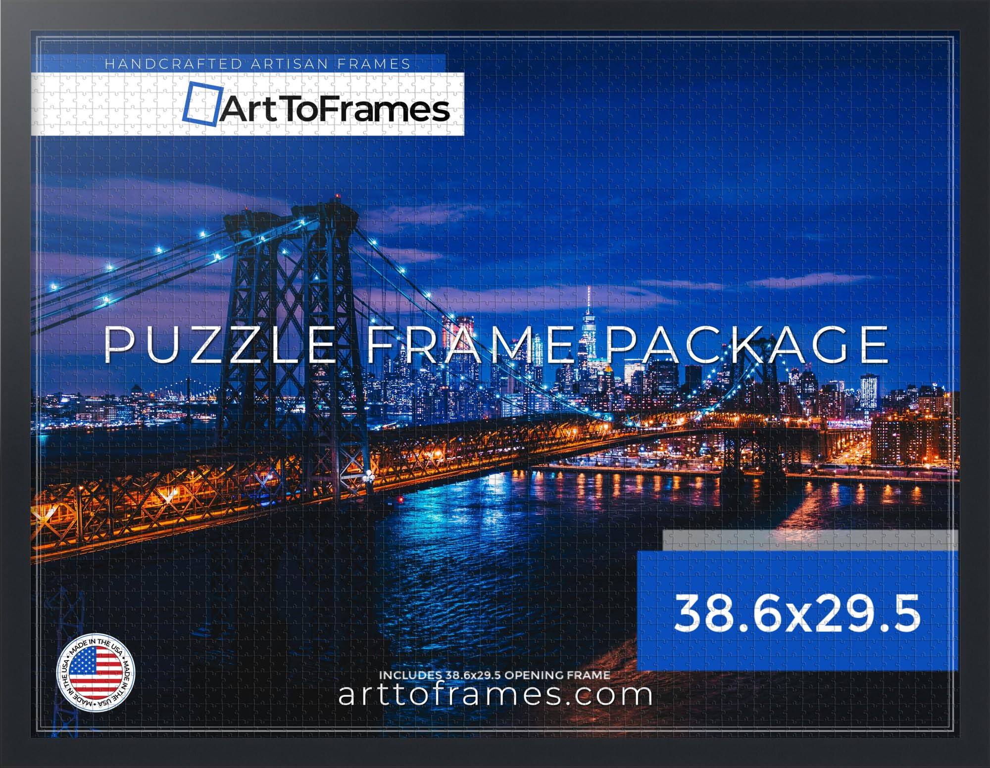 Amazon.com - ArtToFrames 38.6x29.5 INCH/98x75 CM Black Frame for