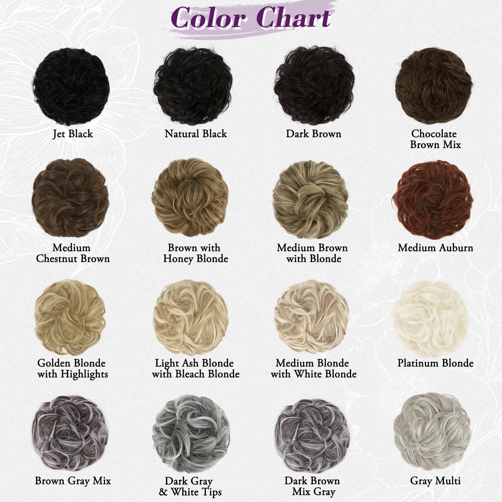 BARSDAR 2 Stücke Messy Bun Haarteil Mit Gummiband, Haar Dutt Haargummi Extensions für Damen Synthetisch Haaren Hochsteckfrisuren Haardutt Haarverlängerung Haarteile - Helles Aschblond & Bleichen Blond