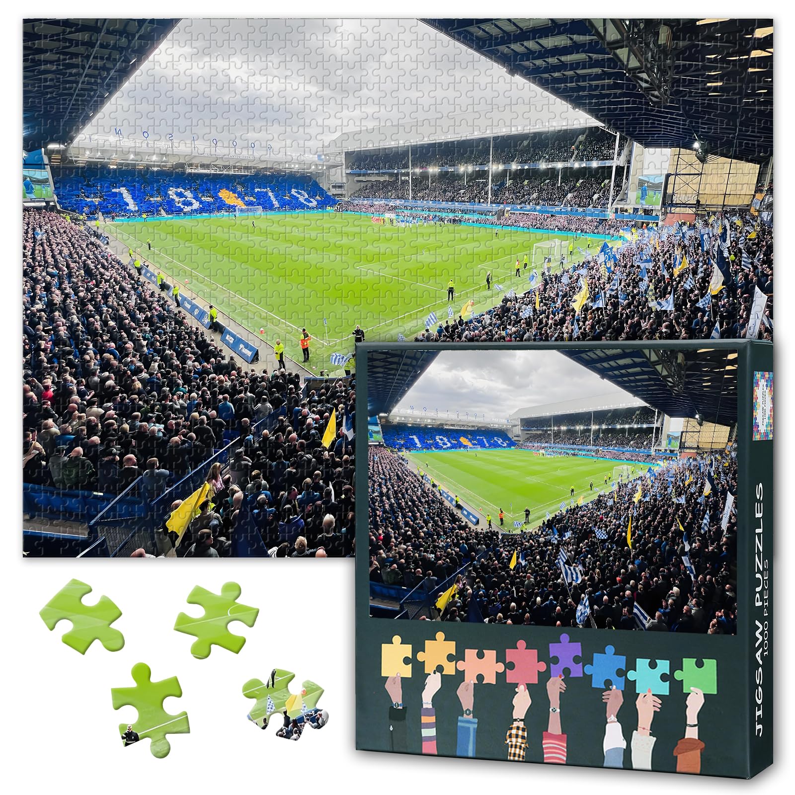 Goodison Park Stadium Soccer Art 1000 Piece Puzzle