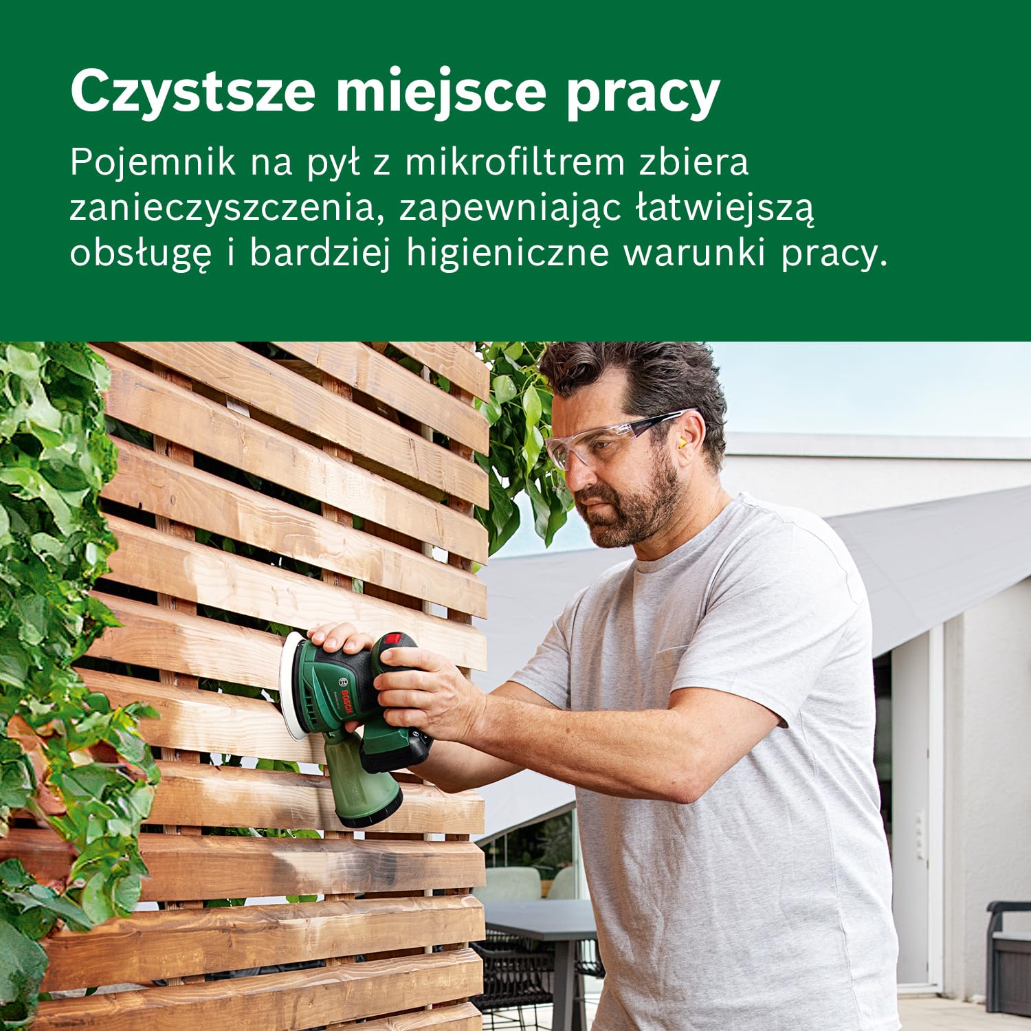 Bosch Akumulatorowa szlifierka mimośrodowa EasyOrbit 18V-10 125 mm