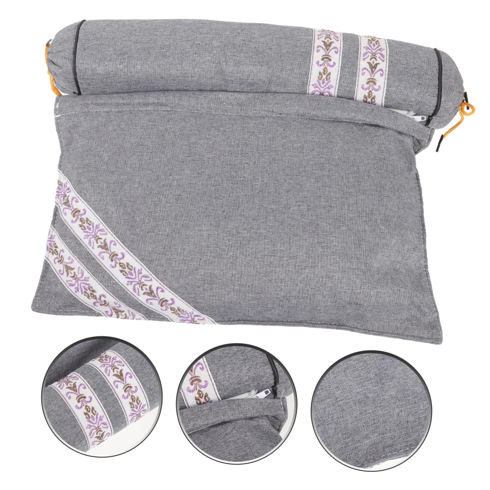 PRETYZOOM Almohada Inteligente Rollo de Cuello para Dormir, Almohada Cervical de Tela Transpirable y Ligera, Adecuado para Cuello y Espalda en Casa o Avión
