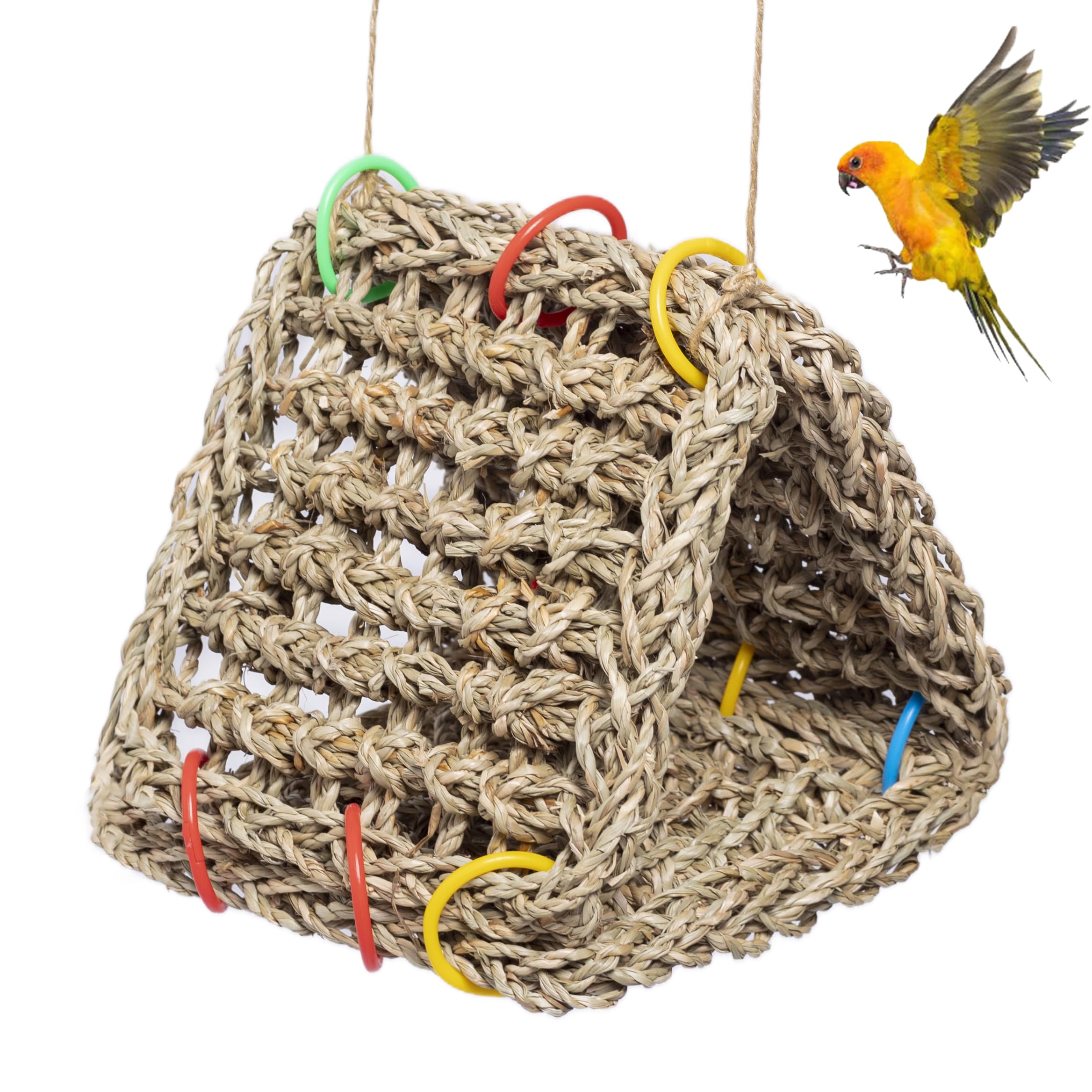 Amazon.co.jp: WoLraYuan バードテント 鳥の巣 インコ ベッド 小鳥の