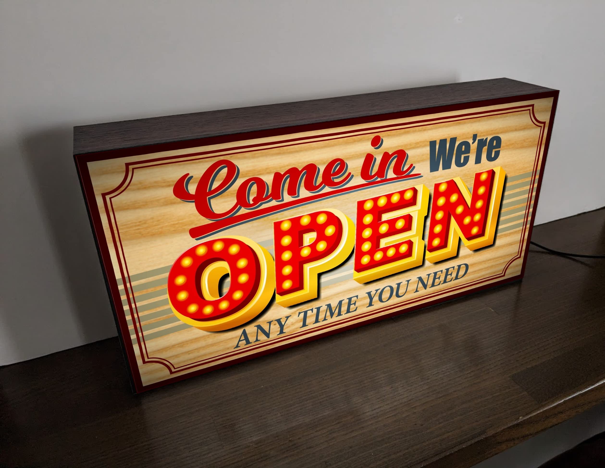 Amazon.co.jp: 【Lサイズ】アメリカンレトロ OPEN オープン 営業中