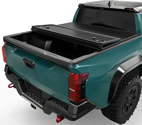 FRP Hard Tri-Fold Truck Bed Tonneau Cover Fit for Toyota