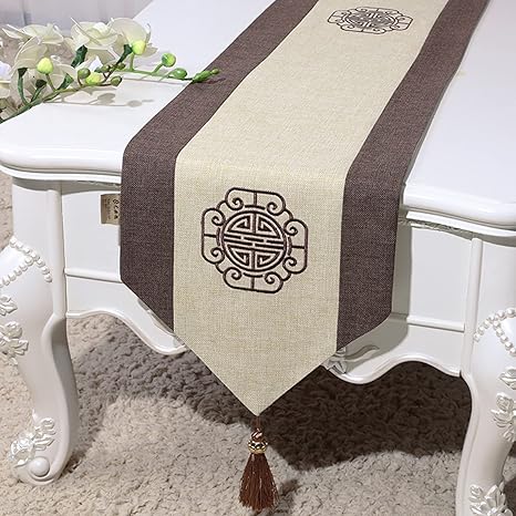 Amazon テーブルランナー おしゃれ 和風 家庭 レストラン用 撥水 防汚 33 230cm 丸洗い カラー お手入れ簡単滑り止め 摩擦 耐える 断熱 飾り 食卓 テーブルマット タッセル付き 無地 テーブル ランナー テーブルセンター 寝室 リビング テーブルランナー オンライン通販