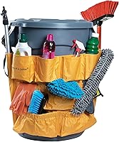 Vista 1 de Bolsa Caddy para Cubo de Basura Se ajusta a cubos de 32-55 galones Compatible con Brute y Uline Vinilo resistente Delantal para contenedor