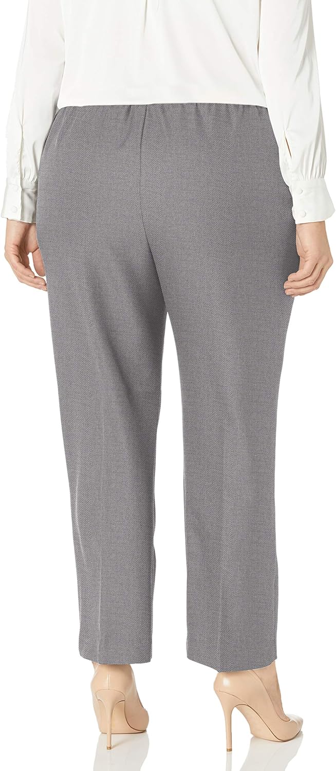 Alfred Dunner Womens Plus Size Poly Proportioned Medium Pant - Image 2
