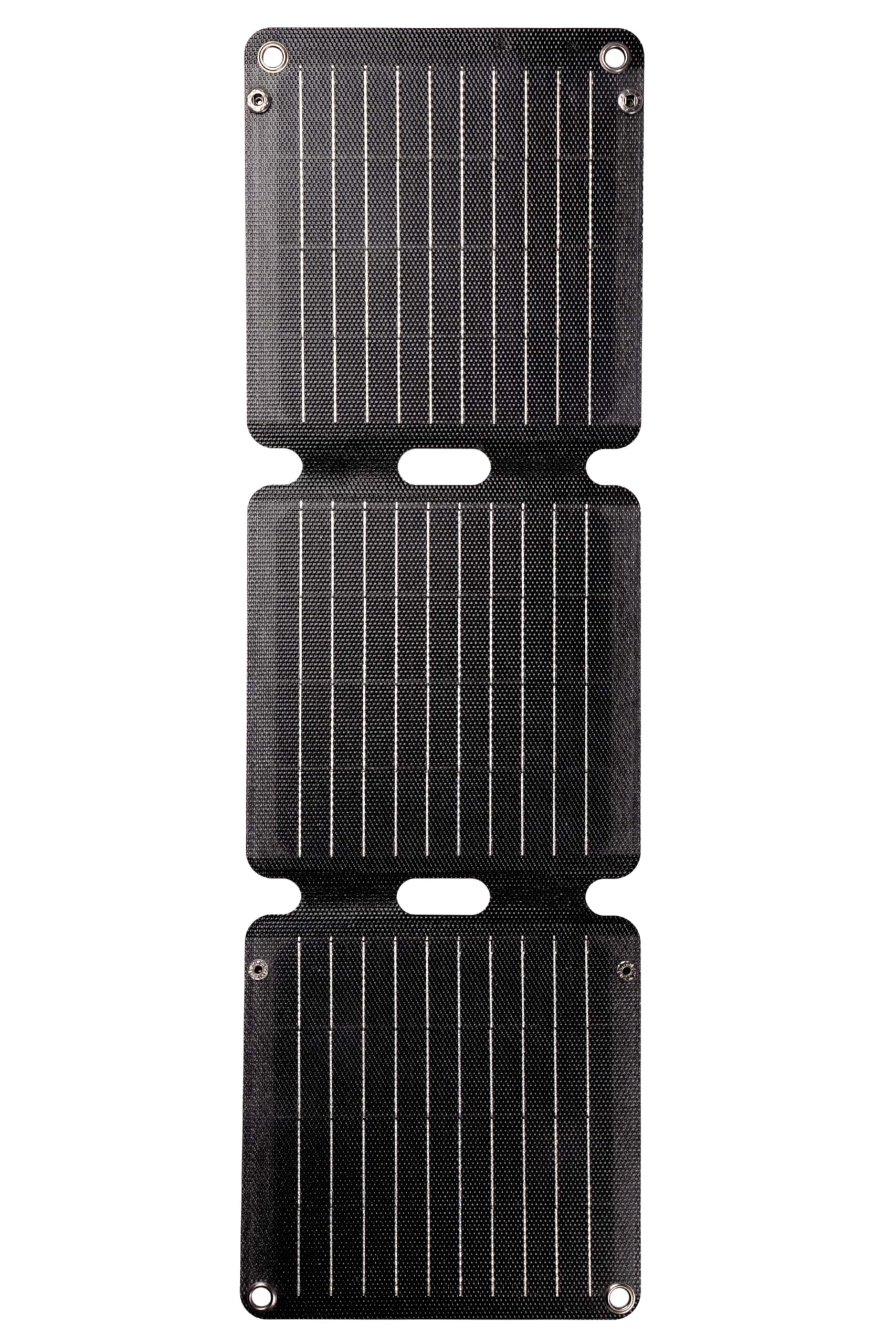 Innovate Panel Cargador Solar Portátil 21W 5V 3 Amp. Máx. con Conexión USB Tipo C-A. Placa Solar Plegable e Impermeable. Perfecto para Acampadas, Trekking, Senderismo, Playa, Montaña…