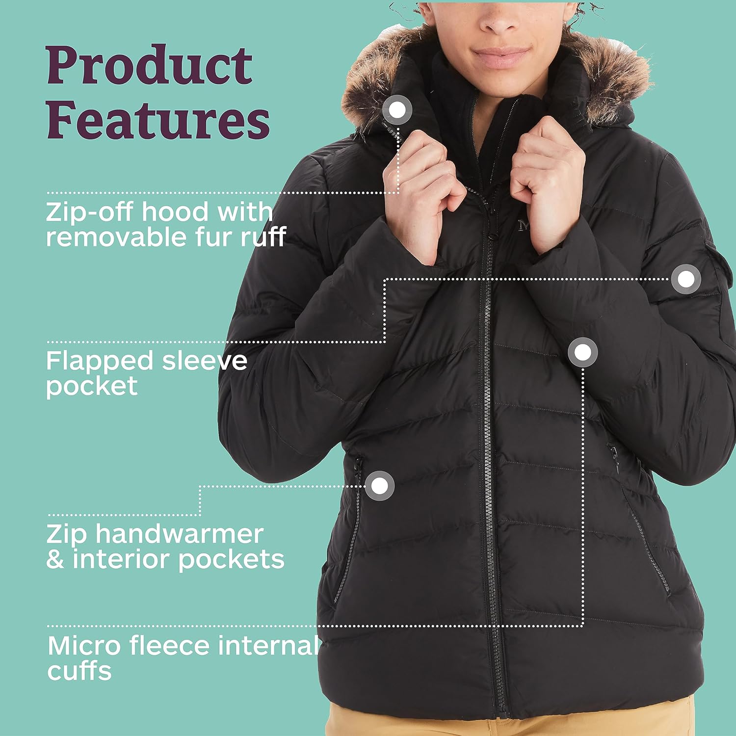 MARMOT Women's Ithaca Jacket Black Large