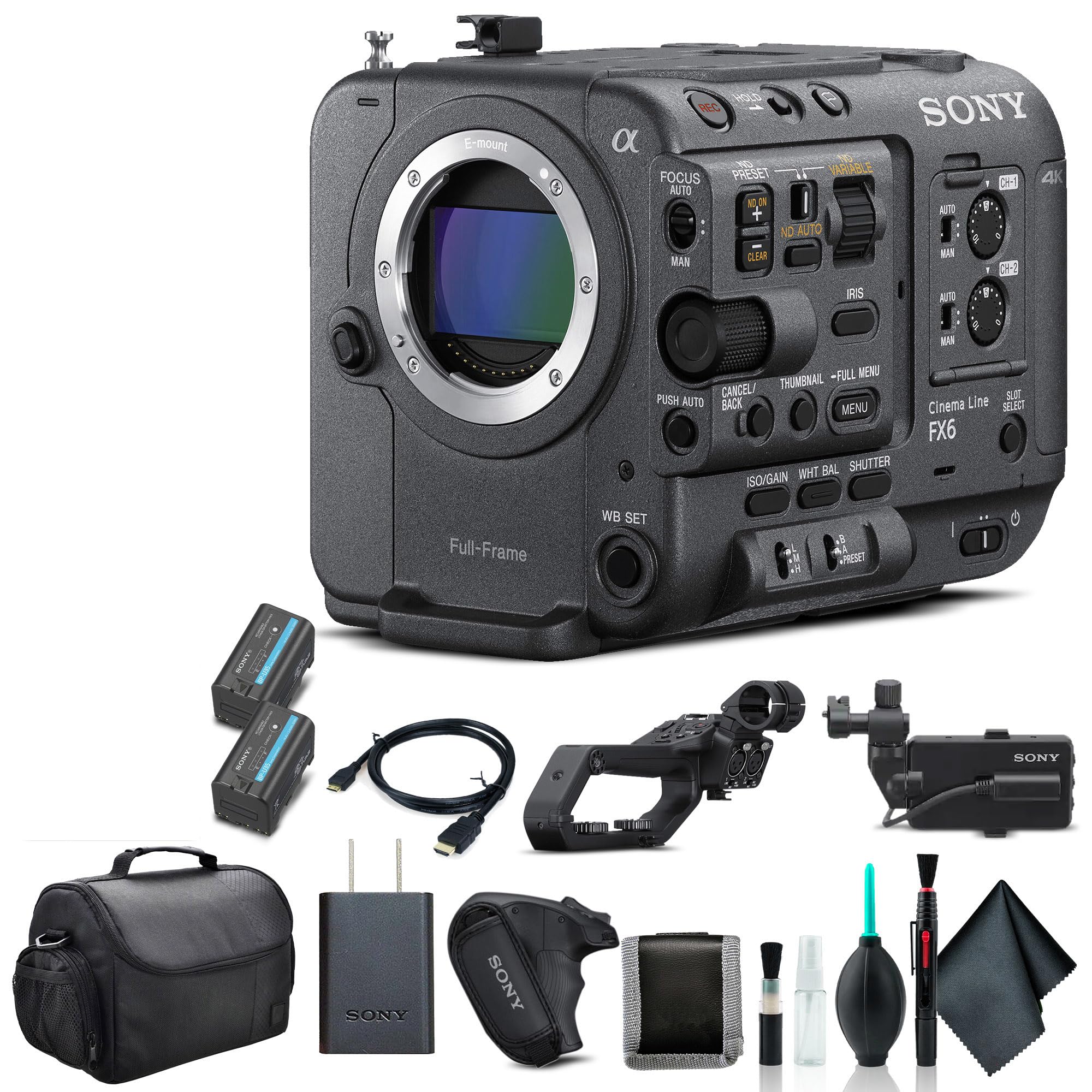 Amazon.com : Sony FX6 Full-Frame Cinema Camera (ILME-FX6V) – Full