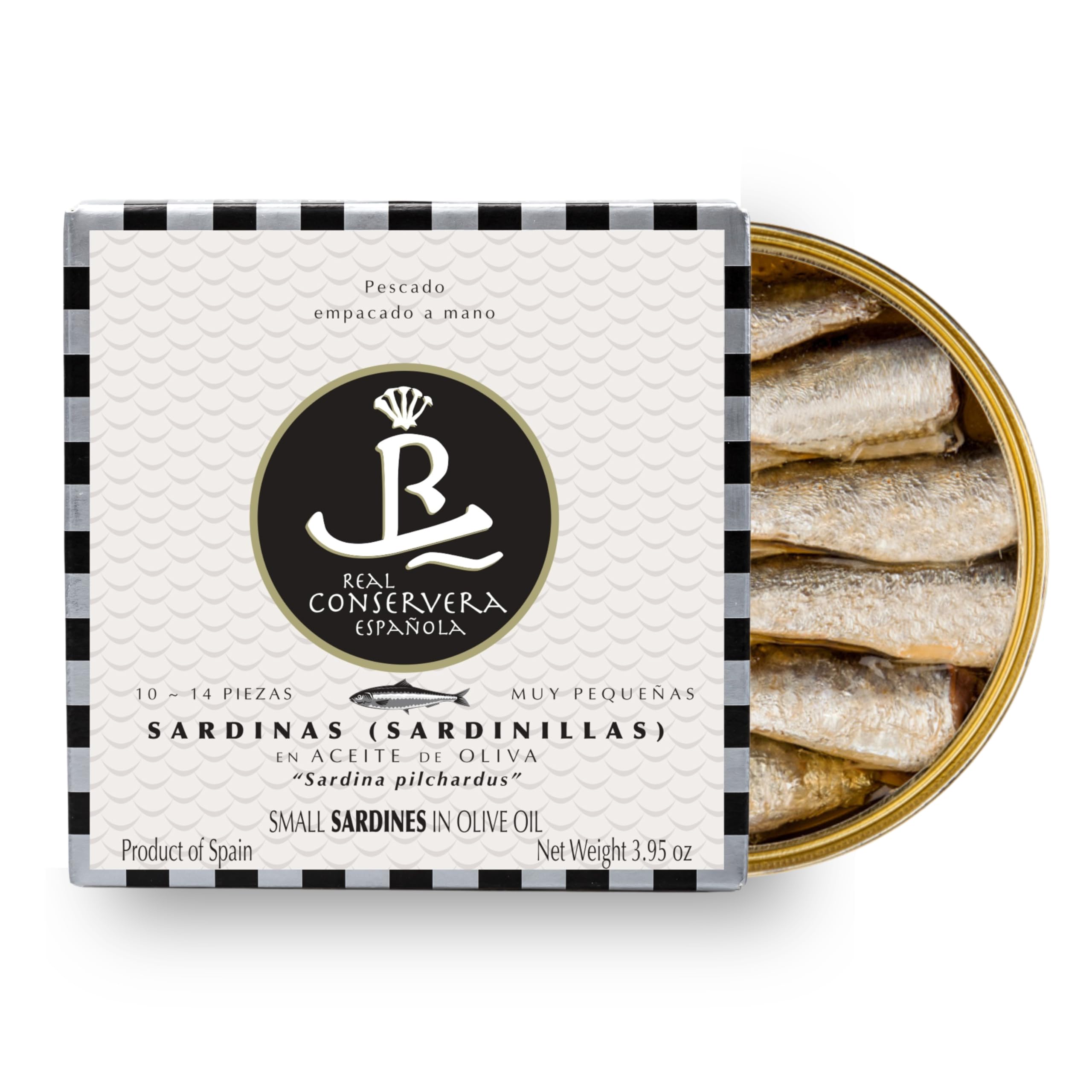 Real Conservera Española - Sardinillas à l'huile d'olive 10/12 pièces (RO-120) - 130g
