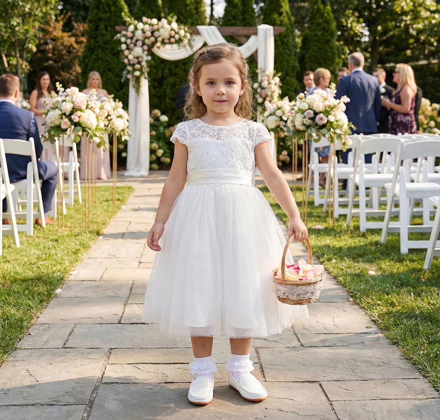 LONSOEN Toddler Little Kid Boys Girls Soft Slip On Loafers Dress Flat Shoes - Image 2