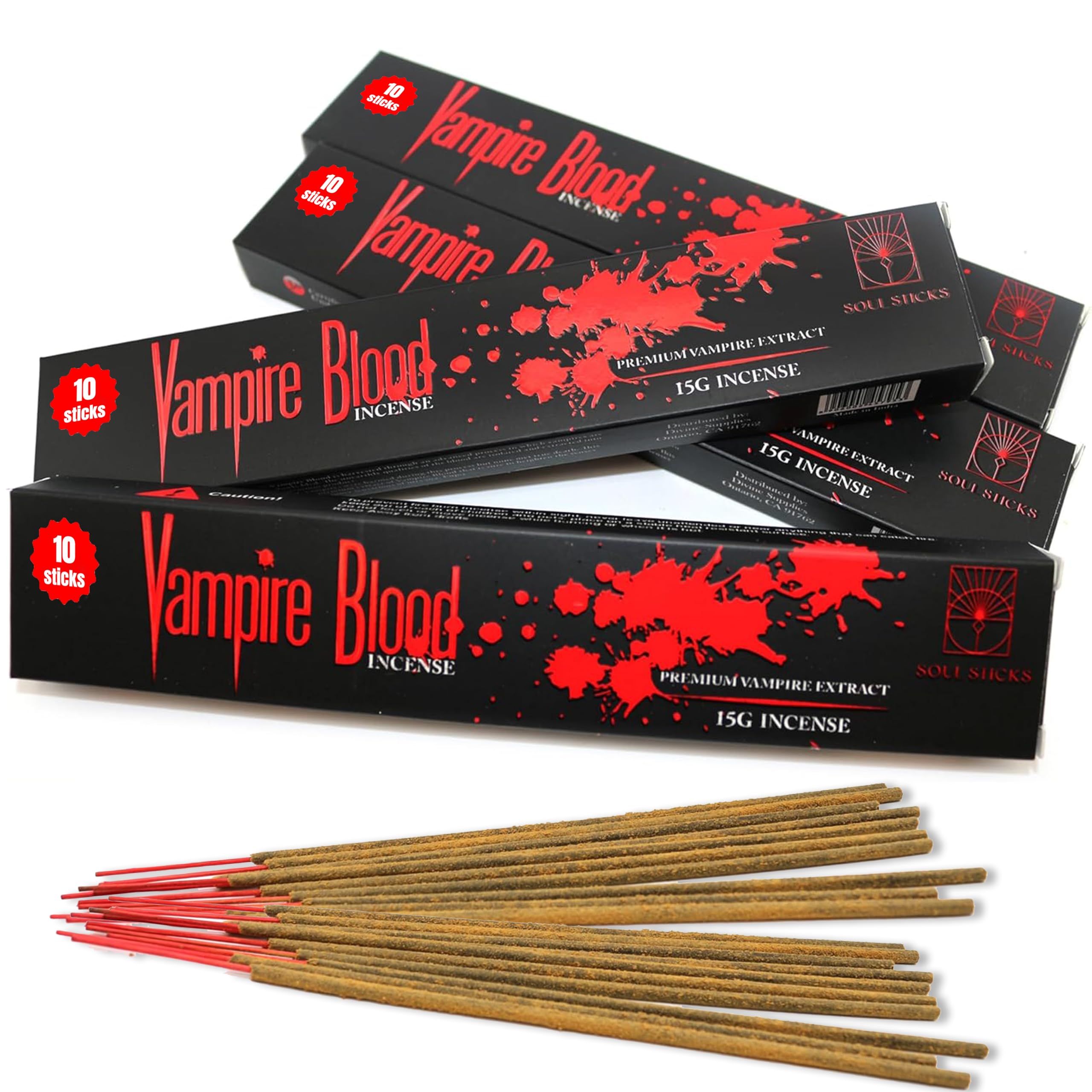 Amazon.com: SOUL STICKS Vampire Blood Fragrance Incense Sticks (4