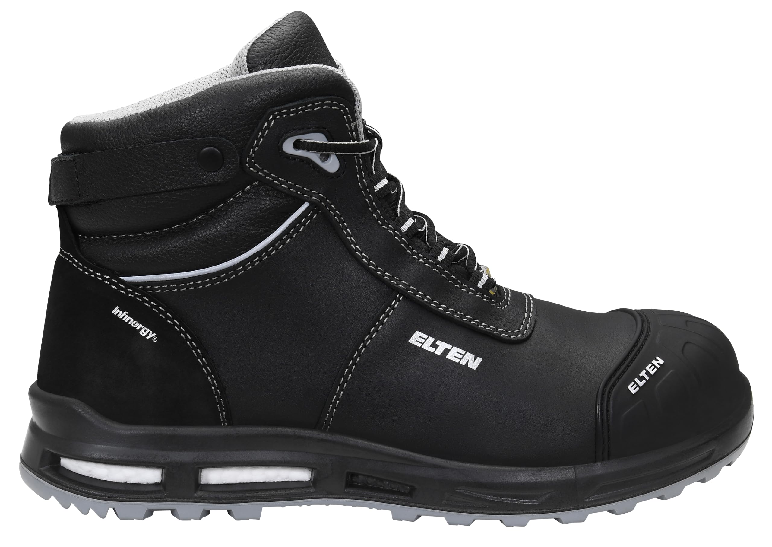 ELTEN REACTION XXT Pro RFID Mid ESD S3S | Sicherheitsschuhe für Damen & Herren, Kunststoffkappe, leicht, atmungsaktiv