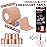 5 Rolls Kinesiology Tape, 2 inch x 16.4 Feet Waterproof Athletic Tape, Uncut Kinetic Tape, Muscle Tape, Sports Tape, Knee Tape for Exercise and Daily Use - Skin Color