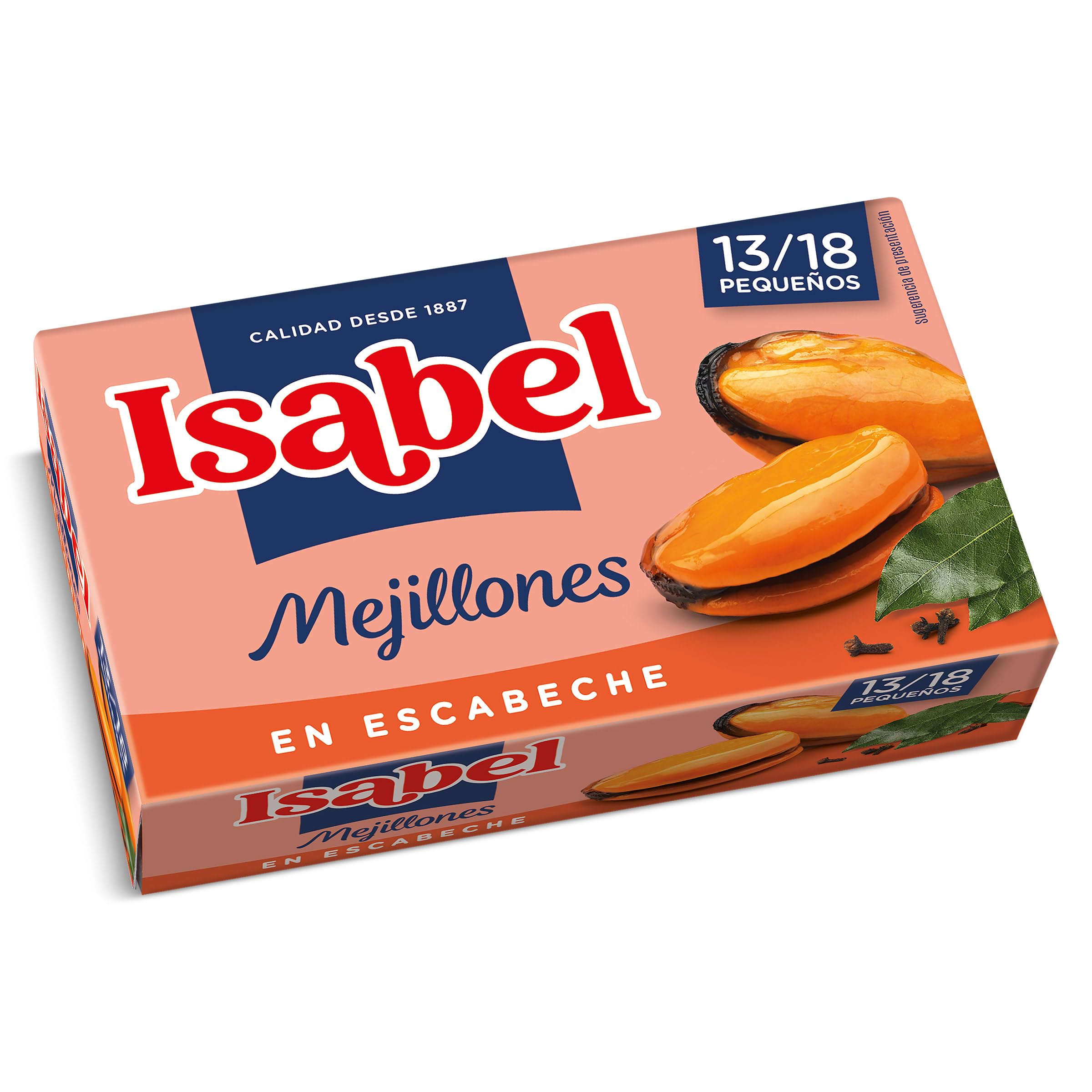 Isabel Mejillones De Las Rías Gallegas En Salsa Escabeche 115 g 13-18 Piezas