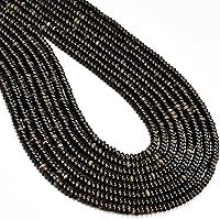 Vista 22 de ICAI Cuentas 4x6mm Naturales Redondas – Cuentas Espaciadoras de Gemas Sueltas para Hacer Joyería DIY (Lapislázuli)