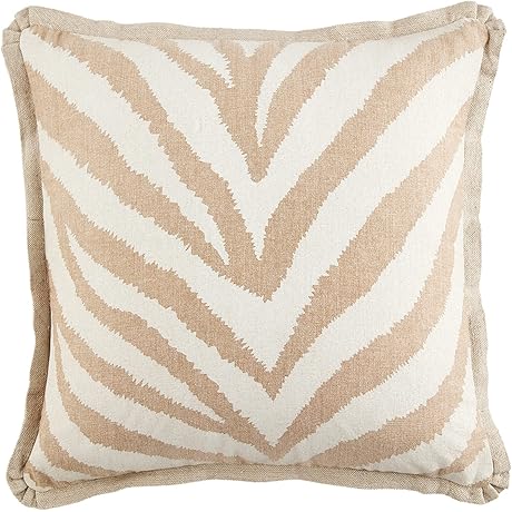 Mud Pie Pine Zebra Pillow: Cozy Comfort for Any Room