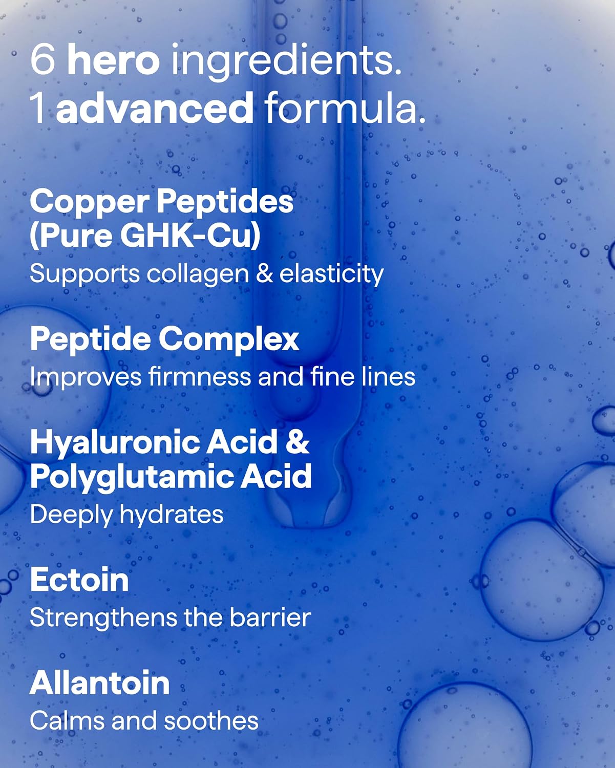 REMEDY Copper Peptide Complex Advanced Firming Serum for Skin Elasticity