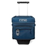 RTIC 40 Can Everyday Wheeled Cooler, Soft Sided Insulated Portable Rolling Collapsible Cooler Bag with Wheels and Handle for Outdoor, Beach, Camping, Sports, Travel, Leakproof