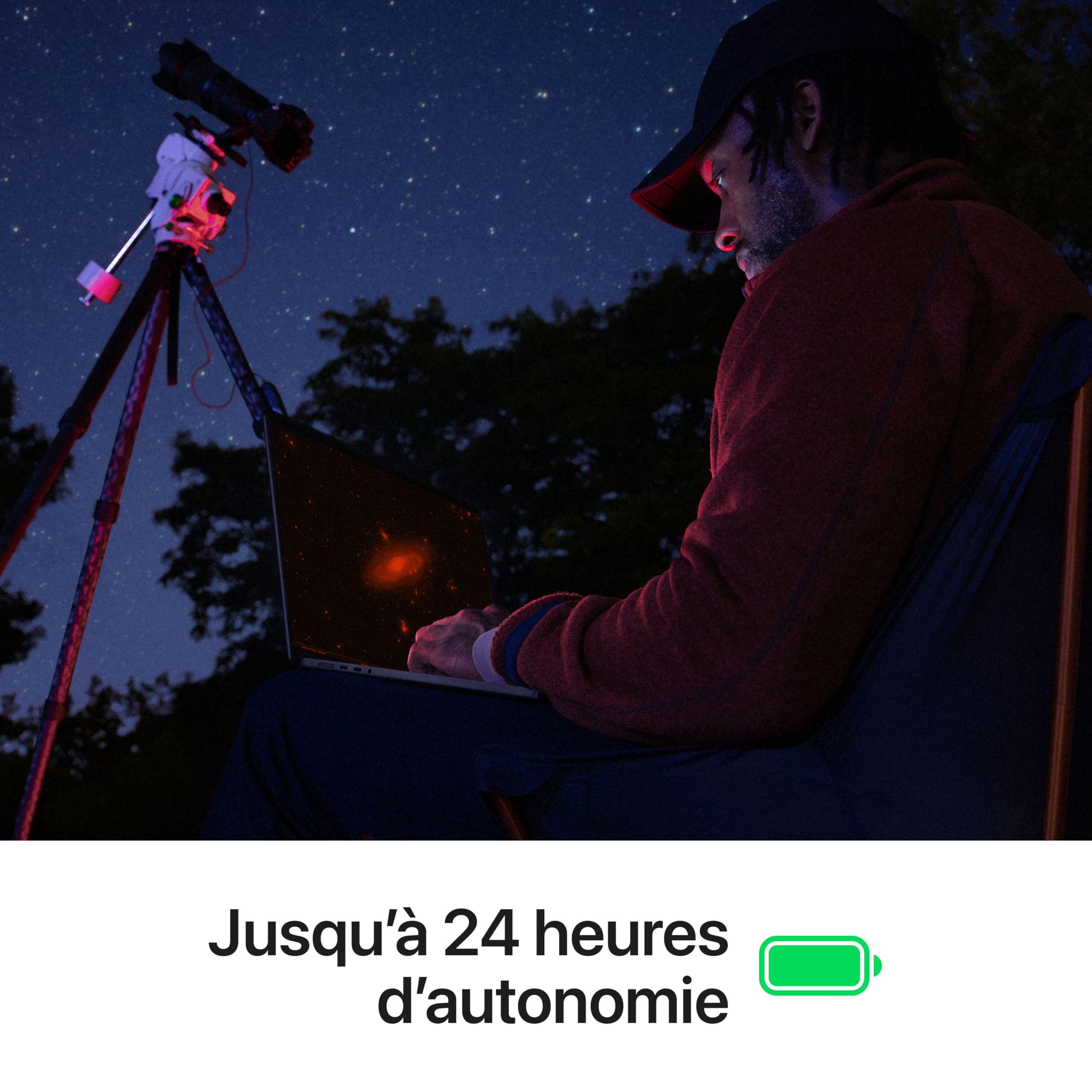Apple MacBook Pro Portable avec M5 Pro, CPU 18 cœurs et GPU 20 cœurs : Conçu pour l’IA, Écran Liquid Retina XDR 16,2 Pouces, Mémoire unifiée 24 Go, SSD 1 to, Wi-FI 7, Noir sidéral