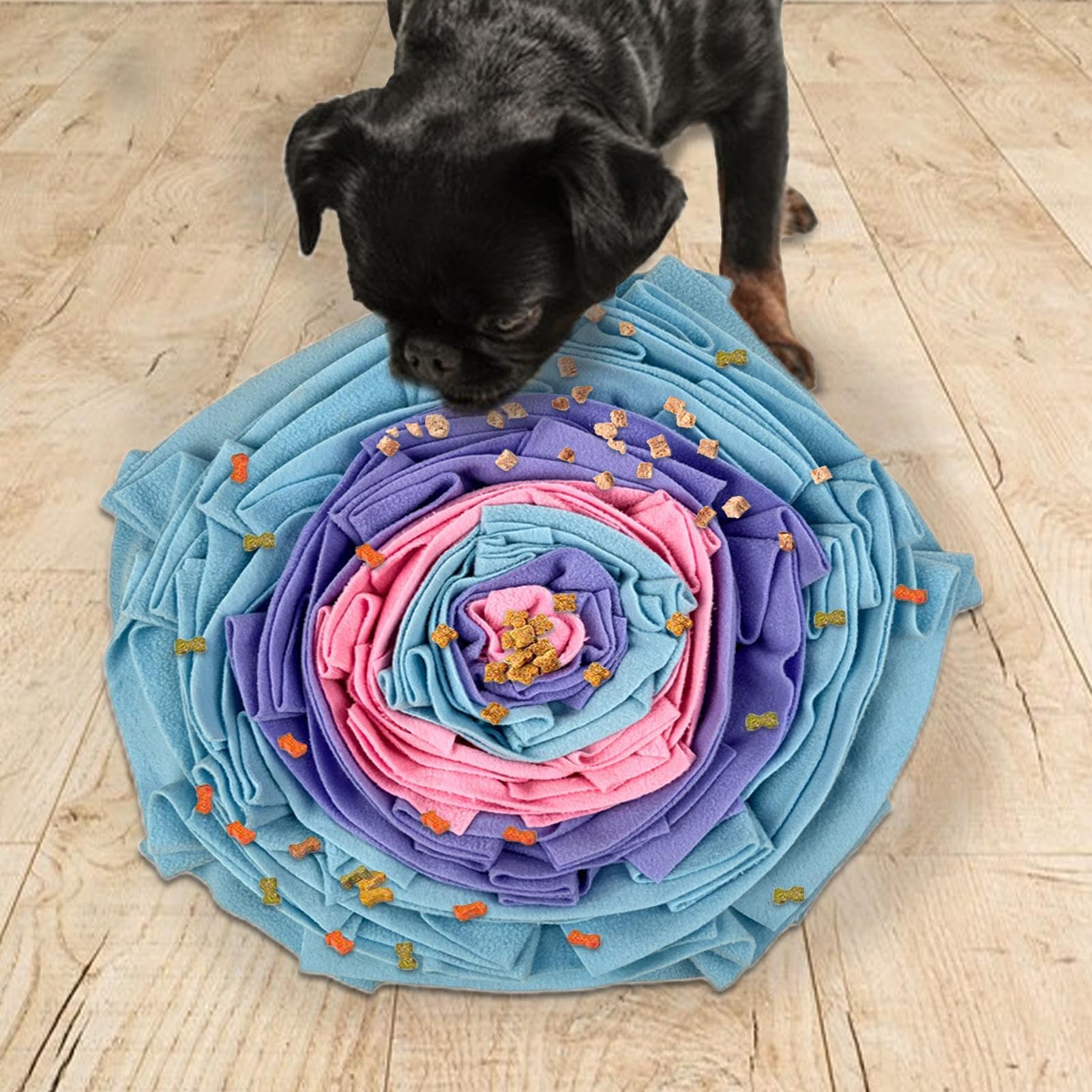 ZMUBB Snuffelmat voor middelgrote honden met piepend konijn en wortelspeelgoed (29,5 x 18,9 inch), zachte en duurzame en wasbare langzame voermat voor ZMUBB Snuffelmat voor middelgrote honden met piepend konijn en wortelspeelgoed (29,5 x 18,9 inch), zachte en duurzame en wasbare langzame voermat voor