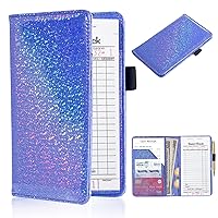 Vista 22 de ACdream - Libretas de servicio para camarera, libreta de anotación de comensales, lindo organizador de piel y cartera, para presentar la cuenta