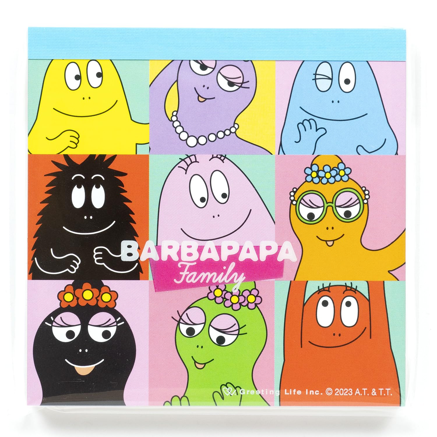 Amazon.co.jp: グリーティングライフ バーバパパ スクエア メモ