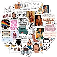Vista 1 de BulbaCraft 100 piezas de pegatinas de cantantes country - Mercancía de música country, pegatinas impermeables de música para fundas de teléfono