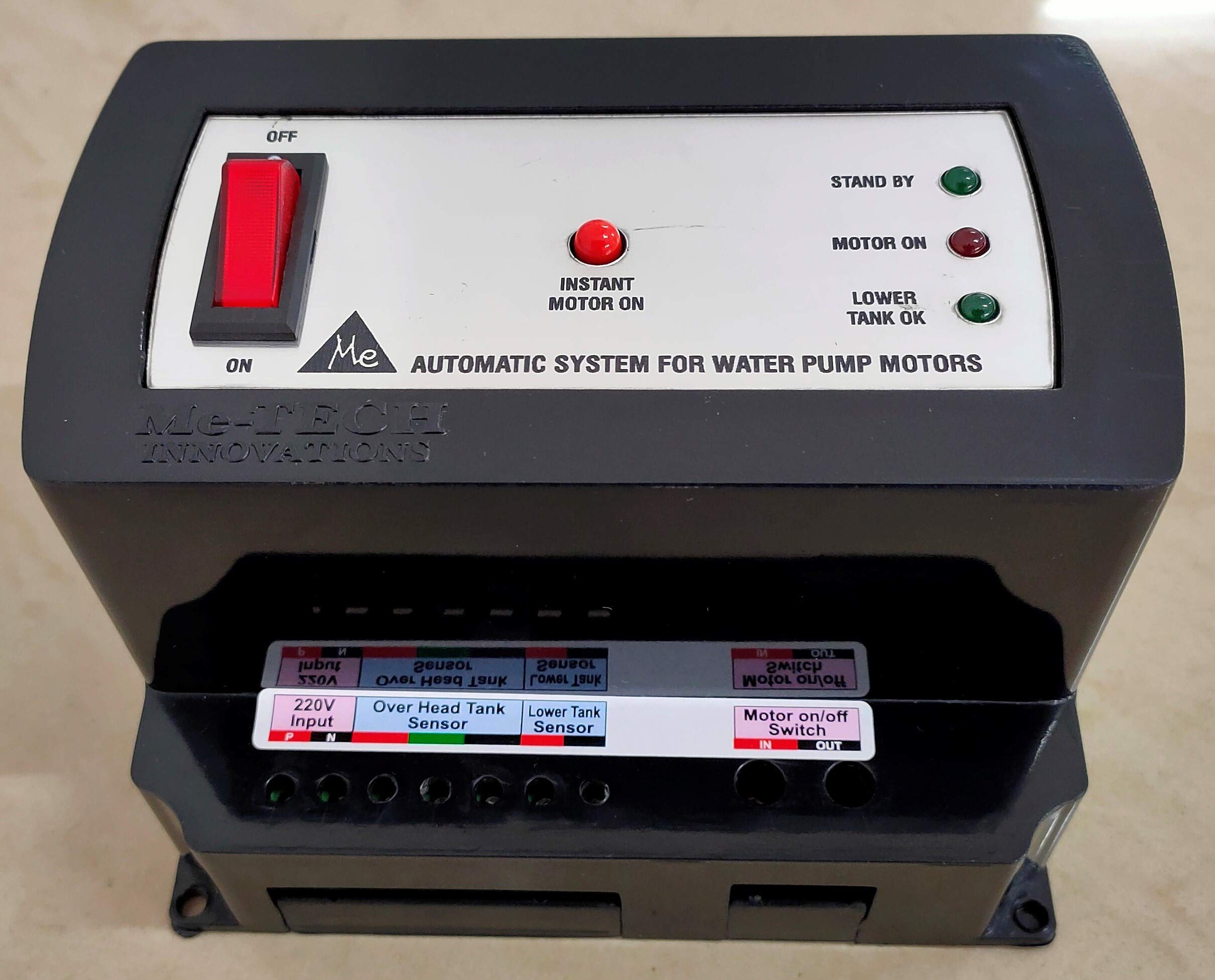 Me-TECH INNOVATIONS MOHALIWater Level Controller for 2 Tanks (Black)