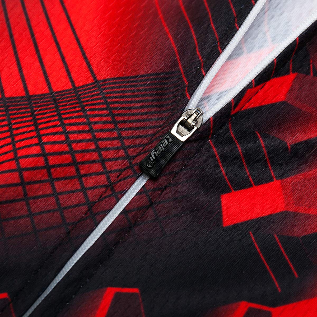 Maglie da ciclismo da uomo Top Camicie da ciclismo Manica lunga Full Zipper Pocket USA