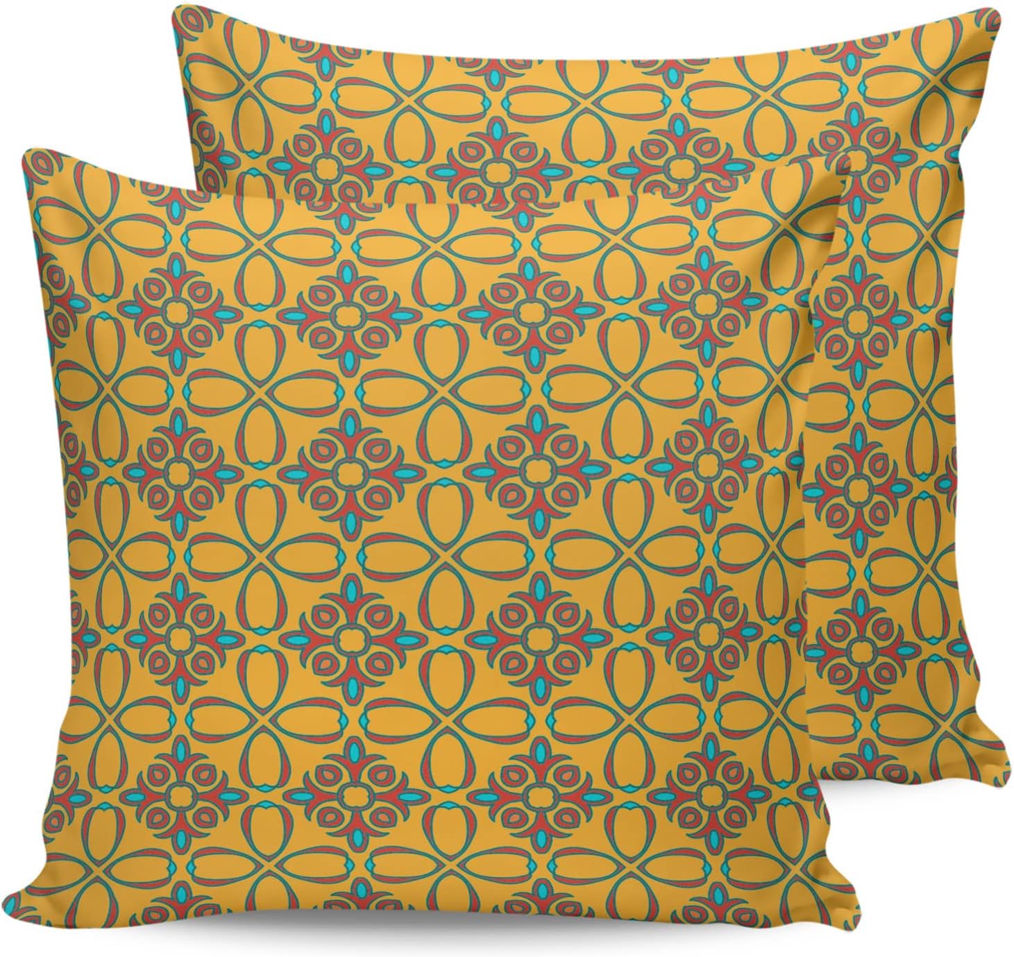 Fandim Fly Pack of 2 Cozy Throw Pillow Covers Cases Antique