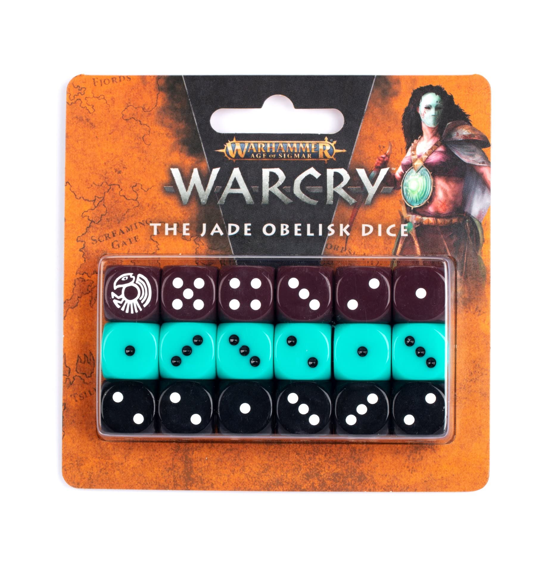 Warcry: The Jade Obélisque Dice Games Workshop dés de jeu de rôles