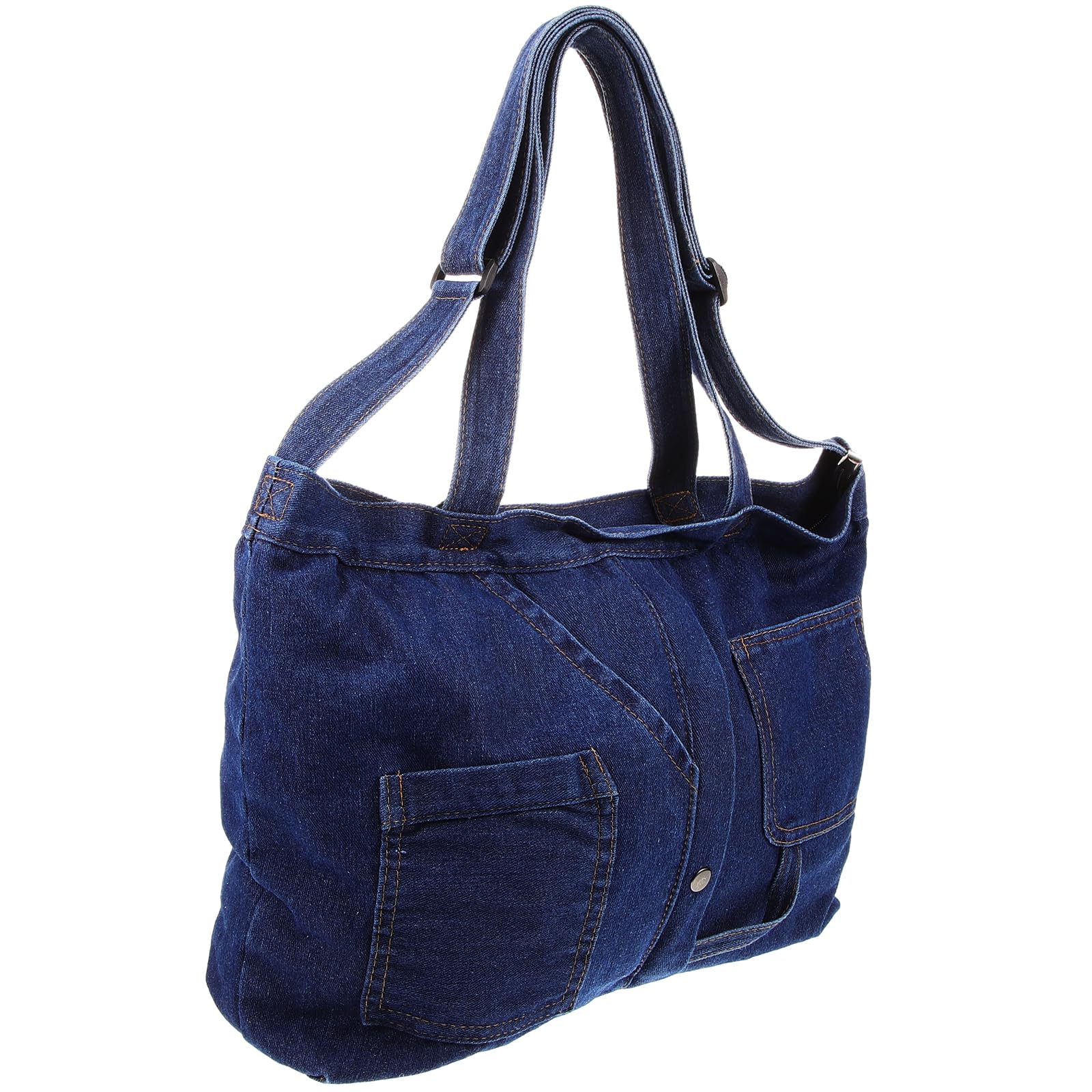 Borsa in Tela Denim da Donna Vintage Grande Capacità, Comoda e Versatile per Vacanze e Uso Outdoor, Stile Casual alla Moda