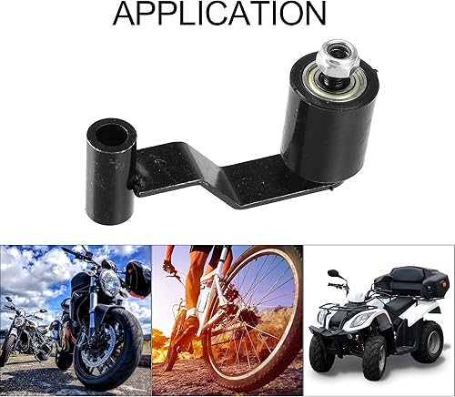 Miniatura 4 de X AUTOHAUX Juego de ajustador de tensor de cadena de motocicleta apto para 110cc 125cc 150cc 250cc 300cc ATV accesorios modificados negro