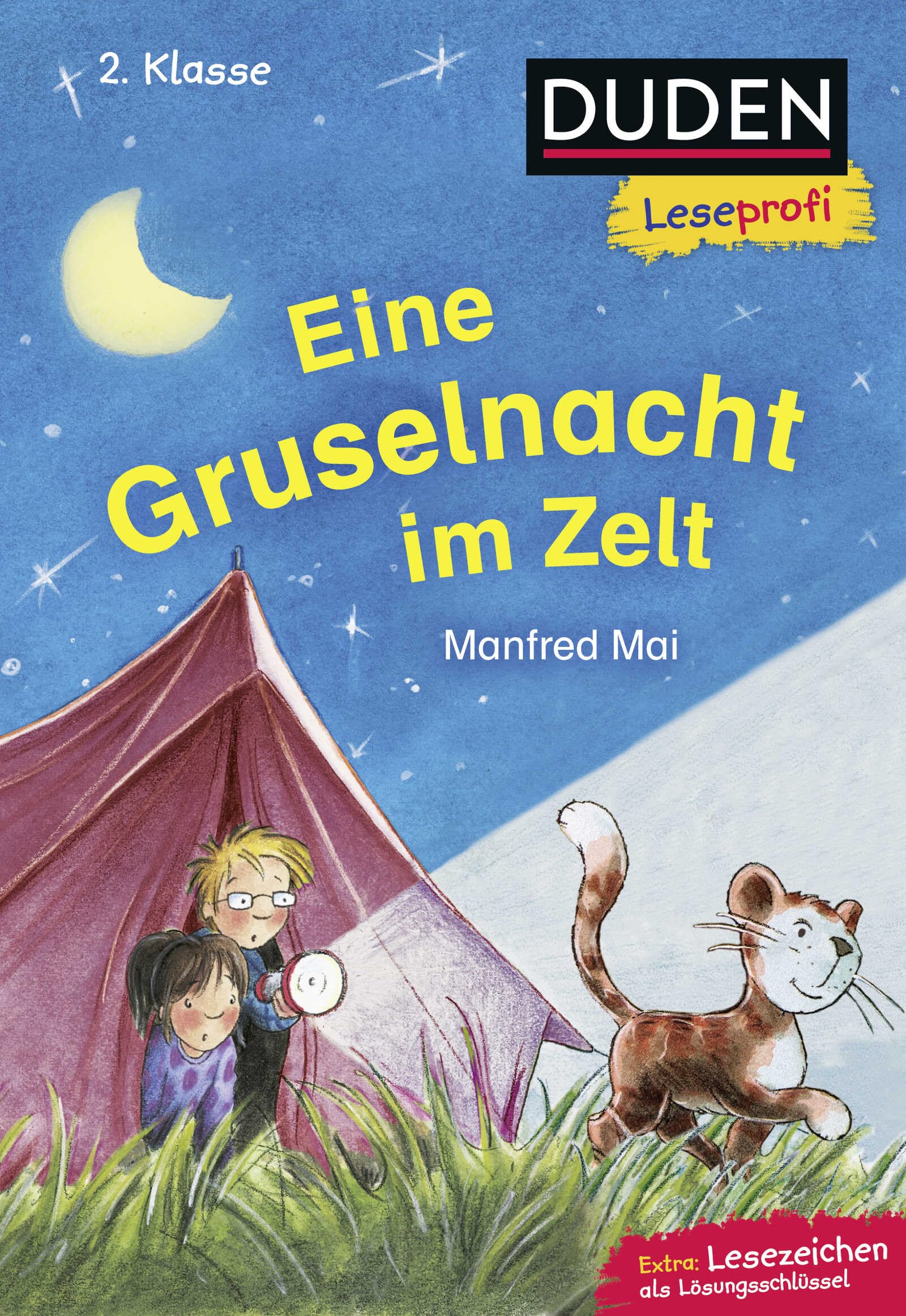 Duden Leseprofi – Eine Gruselnacht im Zelt, 2. Klasse: Kinderbuch für Erstleser ab 7 Jahren (Lesen lernen 2. Klasse, Band 23) : Mai, Manfred, Zimmer, Christian Bücher
