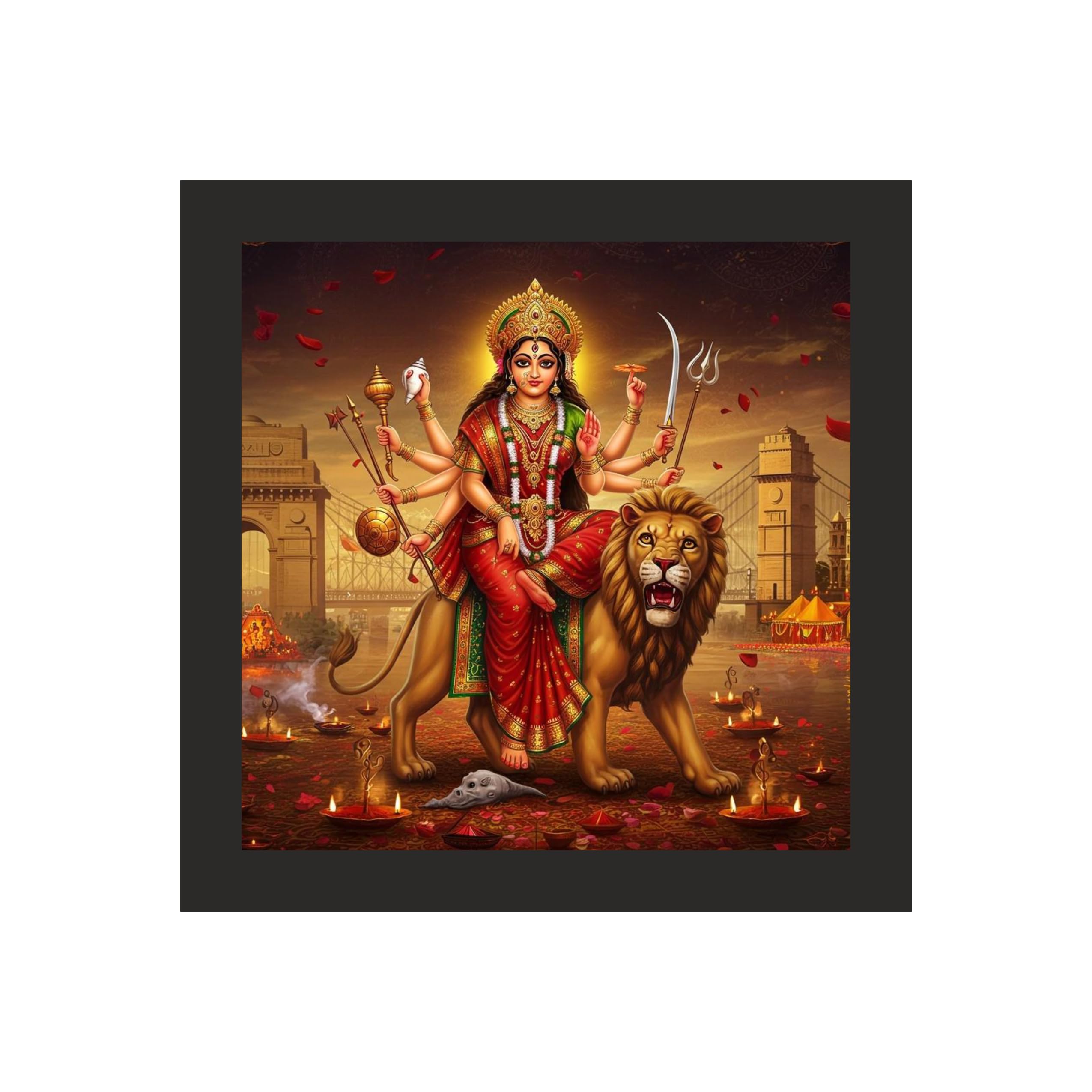 Auspicious Maa Durga Wall Art