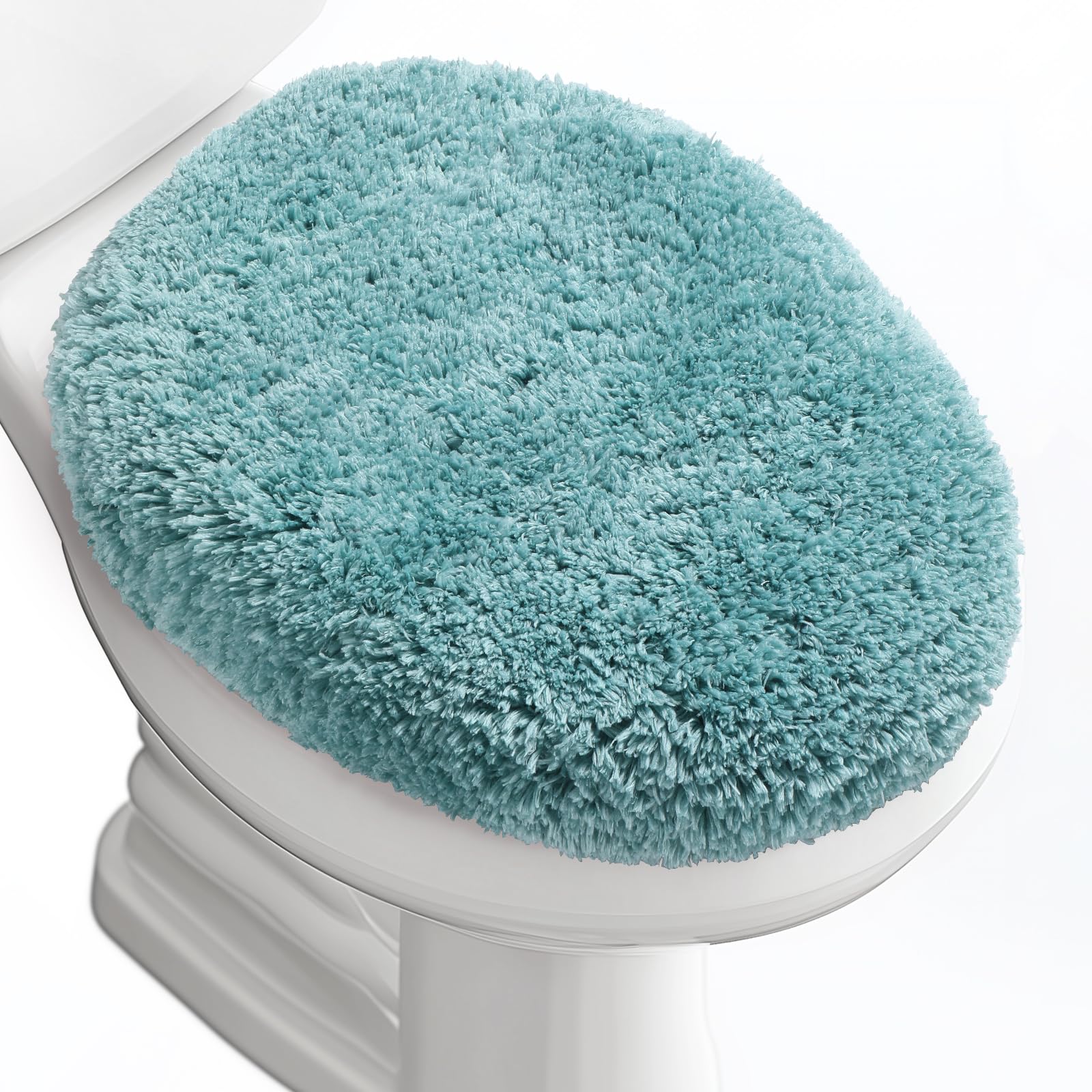 Photo 1 of BAAHRNOM Soft Microfiber Toilet Lid Cover 17.5" x 15" Machine Washable