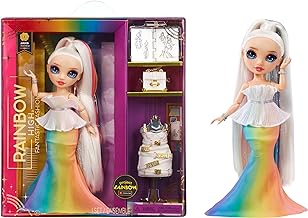 Rainbow High Fantástica Moda Amaya Raine – Muñeca de Moda Arcoíris de 11” y Set de Juguetes con 2 Vestidos Completos para la Muñeca y Accesorios de Moda, Gran Regalo para Niños de 4 a 12 Años