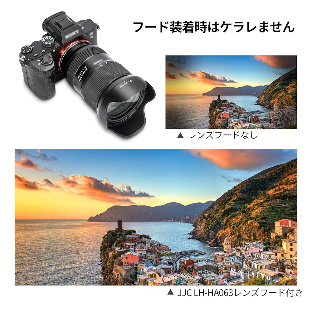 Amazon | JJC 可逆式 レンズフード Tamron HA063 互換 Tamron 28