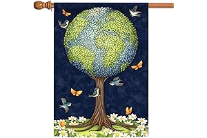 Show Your Spirit for the Planet with the Toland Home Garden Earth Tree Earth Flag