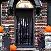 Halloween Blutiger Türvorhang 2-tlg - Gruselvorhang 100x165cm Für Horror Deko