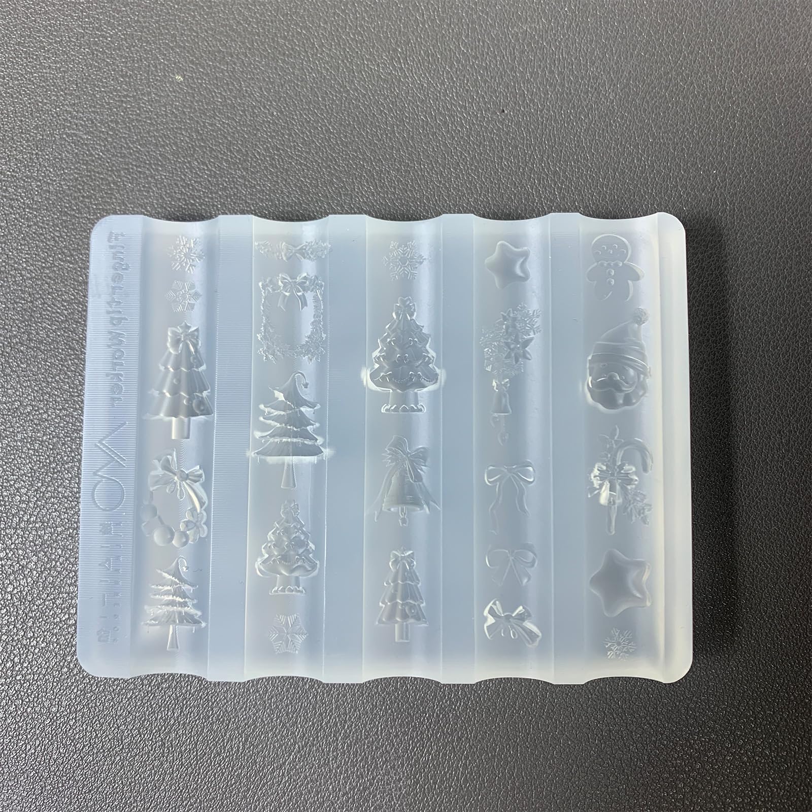 Moule en silicone souple pour nail art sur le thème du festival 3D - Moule pour manucure - Motif floral